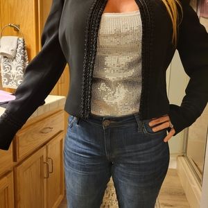 VINTAGE OSCAR beaded blazer with tags